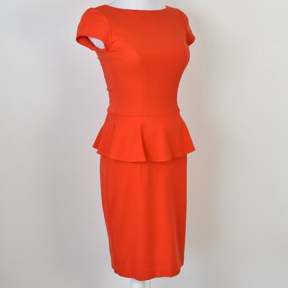Cache Peplum Sheath Dress - 2 - Picture 4 of 8